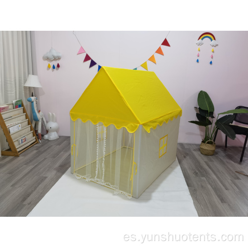 Casa de juegos de interior princesa de la habitación de los niños del bebé